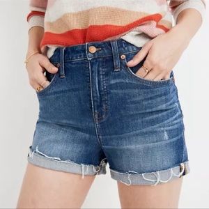 Madewell High Rise Denim Shorts